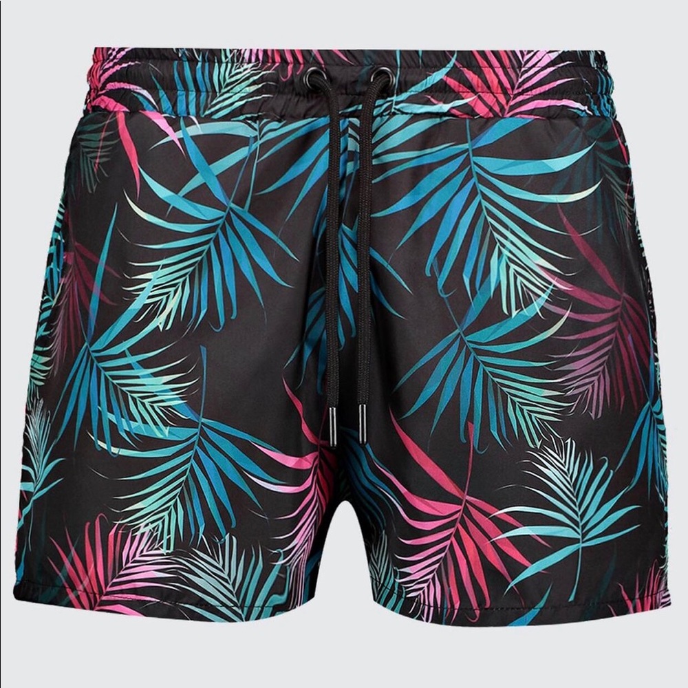 Palm Print Swim Short